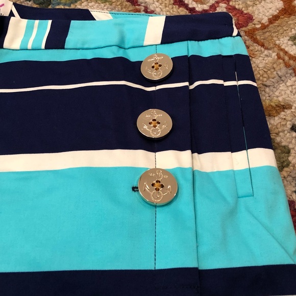 Julie Brown NYC Navy Blue Sailor Shorts Size 10 - Picture 3 of 8